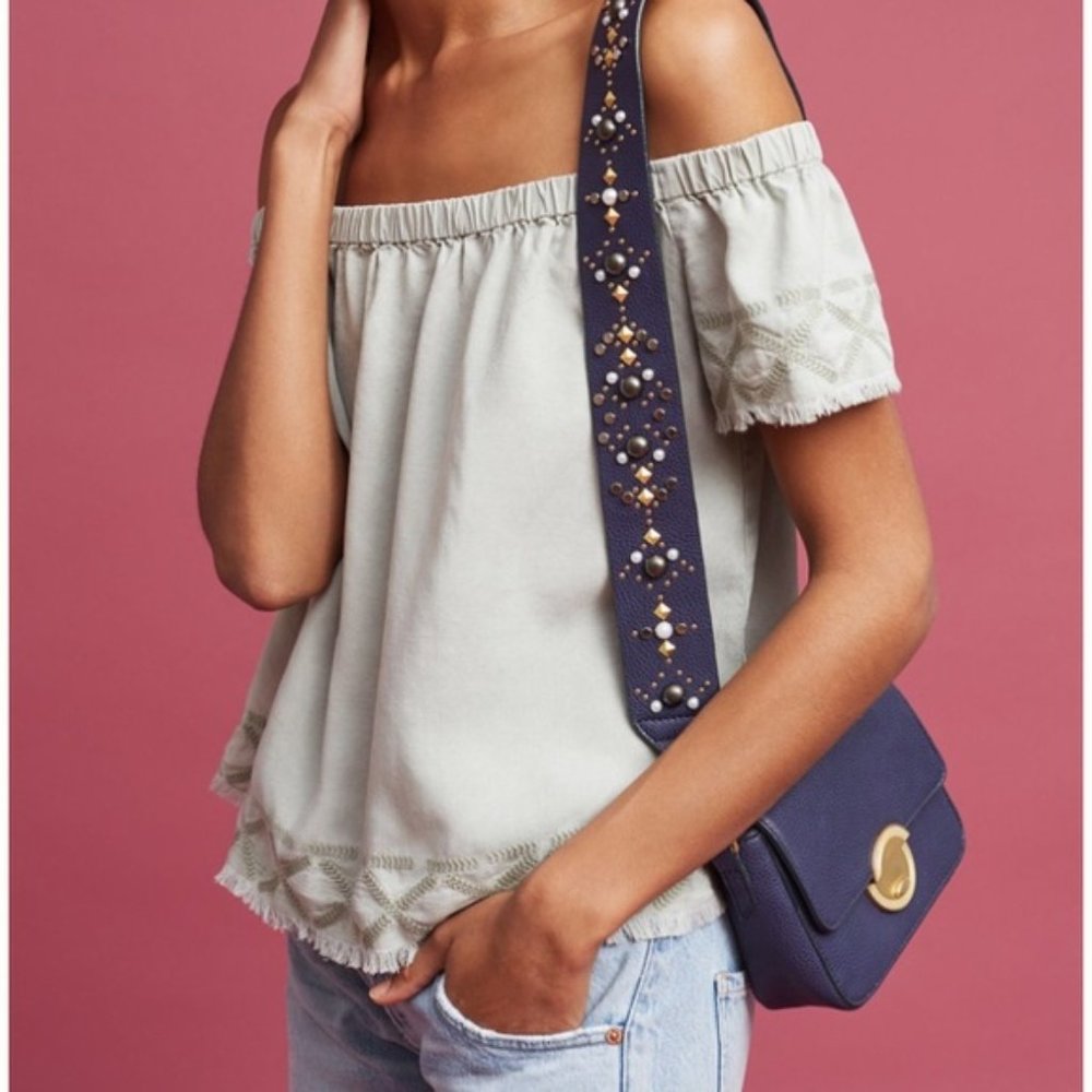Anthropologie Cloth & Stone Off the Shoulder Top